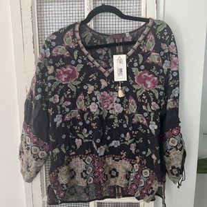 NWT One of a kind Johnny Was Terraine Blouse
